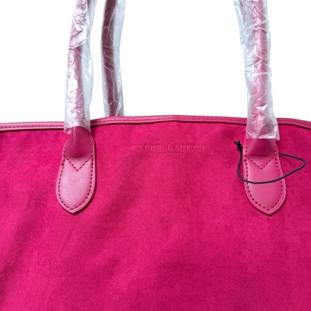 Ralph Lauren Fragrance Pink Totebag Womens Handbag Large Tote - Picture 2 of 11